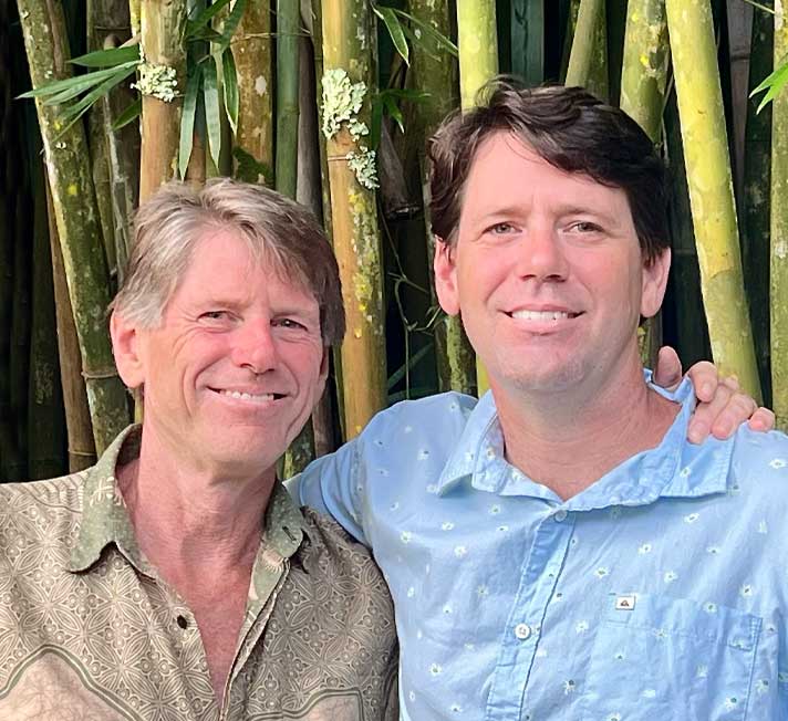 Gary and Bodhi Mack, founders of Kava Kauai